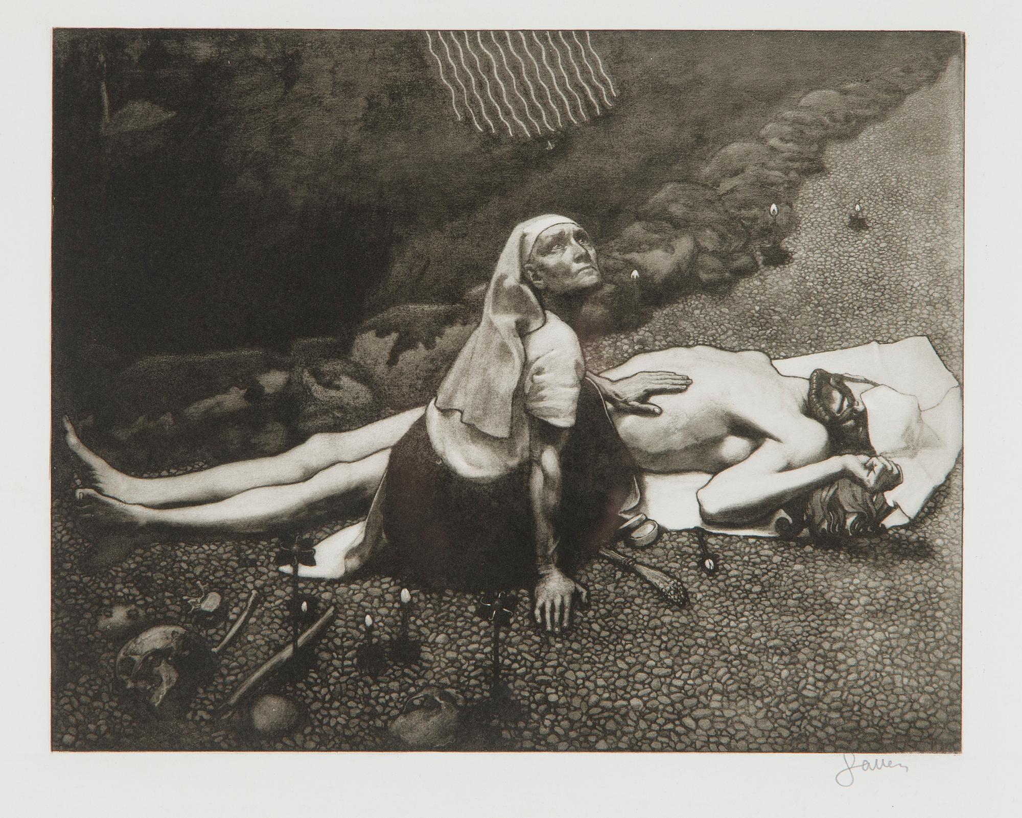 Akseli Gallen-Kallela, "Lemminkäisen äiti".