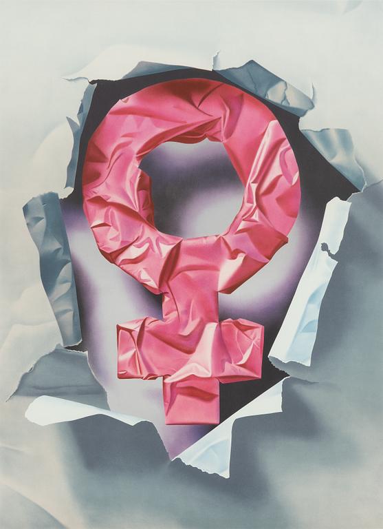 Yrjö Edelmann, "Female Power Wrapped in Pink".