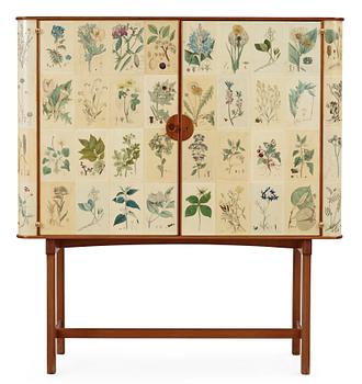 A Josef Frank 'Flora' cabinet by Svenskt Tenn 1965.