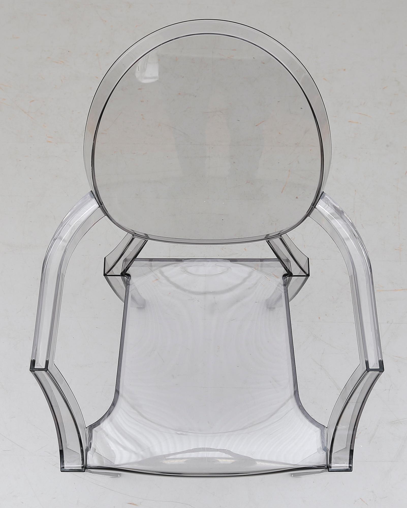 KARMSTOL"Louis Ghost", Philippe Starck för Kartell.
