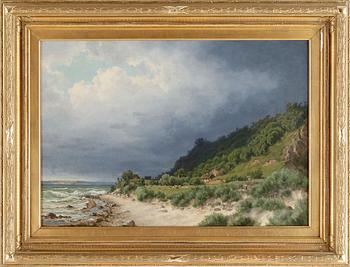 OKÄND KONSTNÄR, olja på duk, ej signerad, 1800-tal.