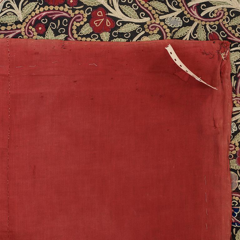 EMBROIDERY. Antique Rascht Embroidery. Persia (Iran). 204 x 109 cm.