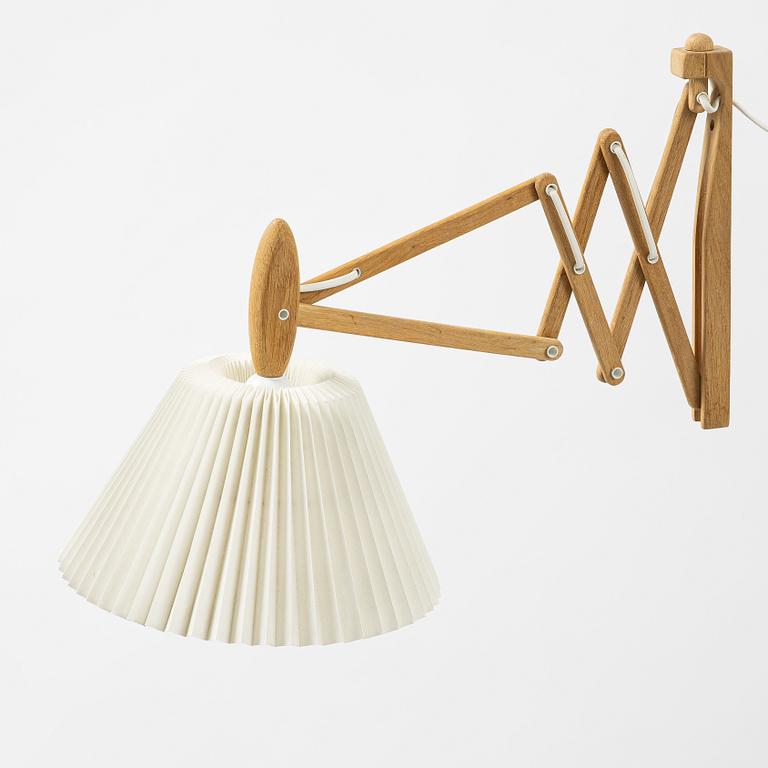 Erik Hansen, wall lamp, model 223 Sax, L Klint, Denmark.