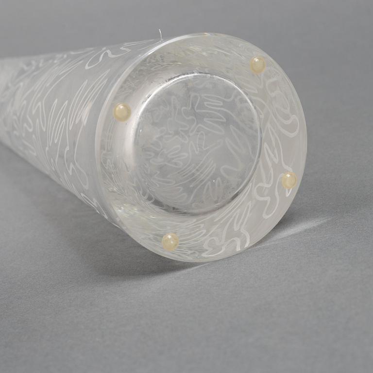 Martti Rytkönen, a glass vase, Orrefors Expo, 2000.