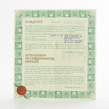 Rolex, Datejust, "Blue Diamond Vignette Dial", ca 1990.