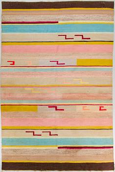 Elsa Kallio, matto, Kotilieden aitta, 1930-luku. Ca 285 x 190 cm.