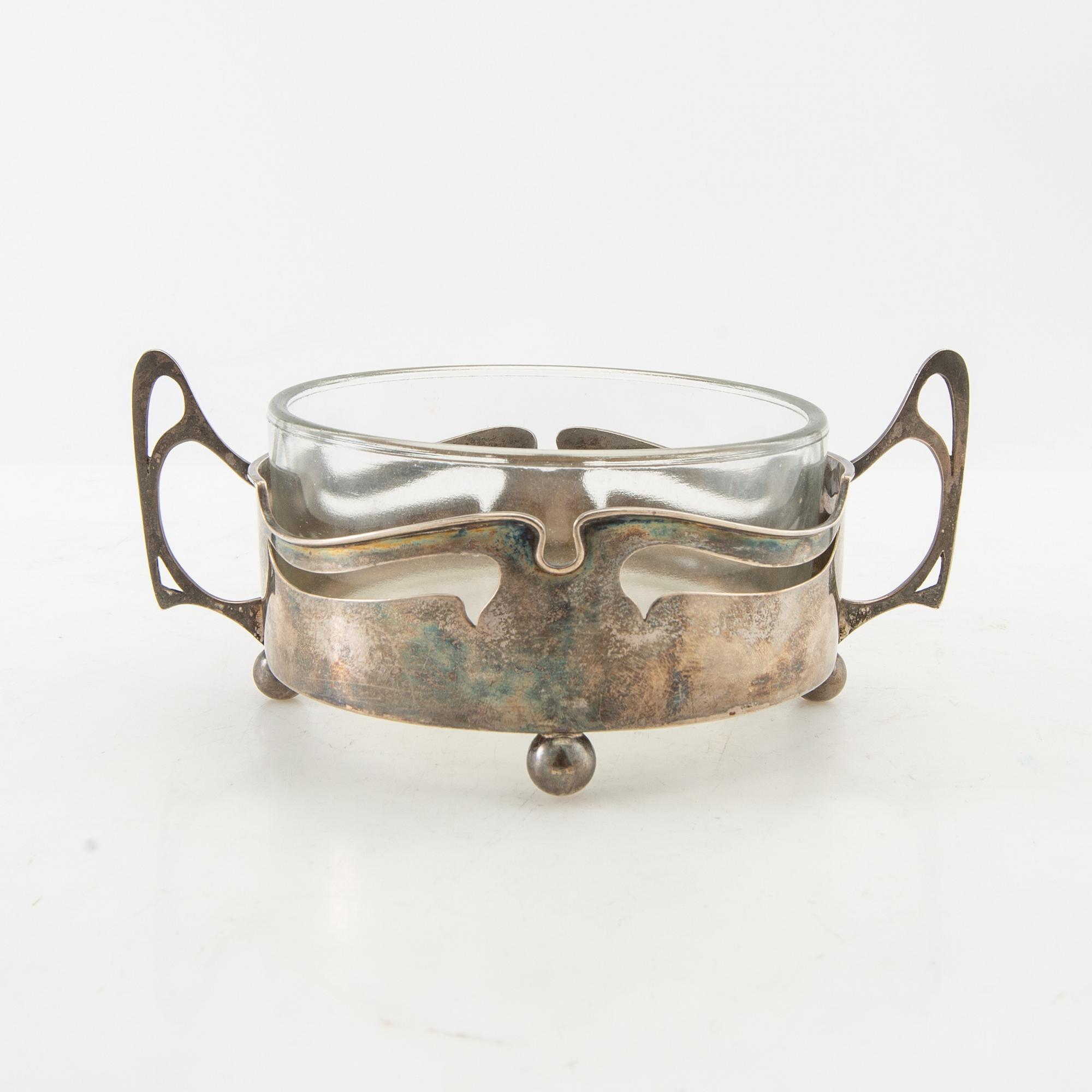 Confectionery bowl David Andersen & Co Stockholm early 20th century silver.