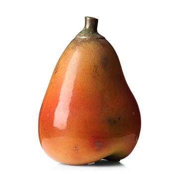 Hans Hedberg, a faience sculpture of a pear, Biot, France.