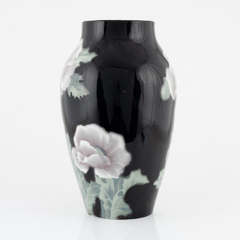 Algot Eriksson, floor vase, porcelain, Art Nouveau, Rörstrand, early 20th century.