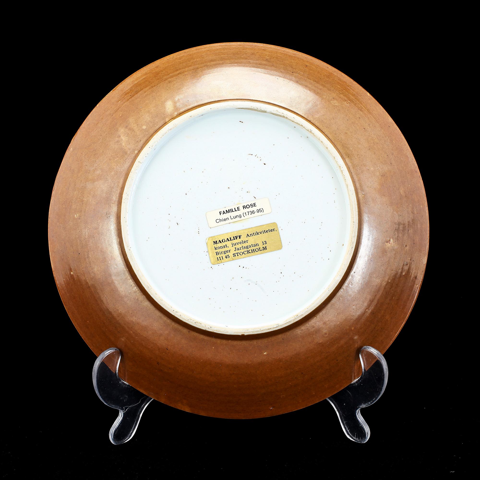 SKÅLFAT, porslin, Kina, 1700-tal.