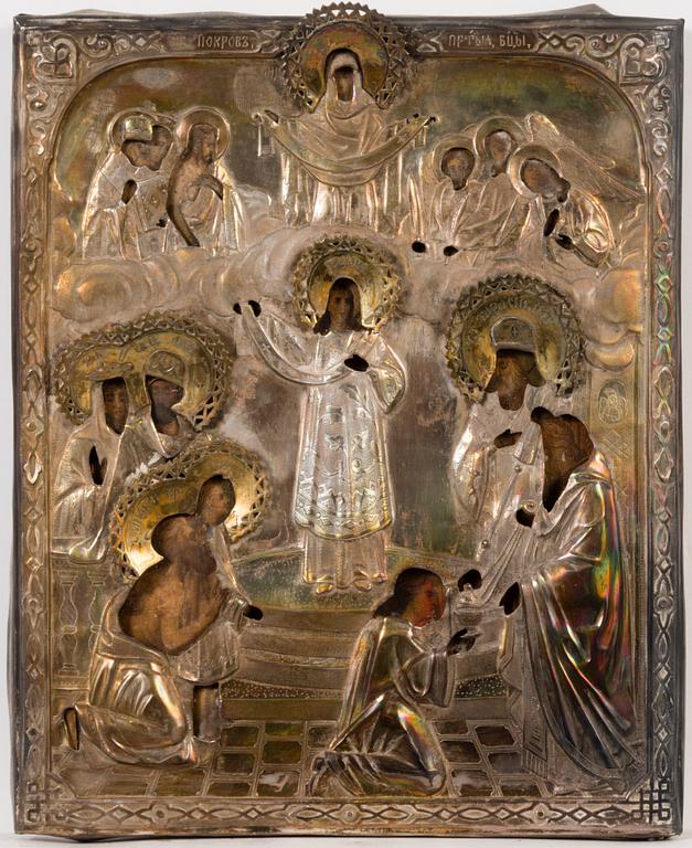 IKON I KIOTA, S:t Petersburg  daterad 1877, Ryssland.