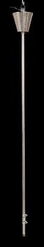 TAKLAMPA, glas, Orrefors, Fagerhult, 1900-talets mitt. H 85.