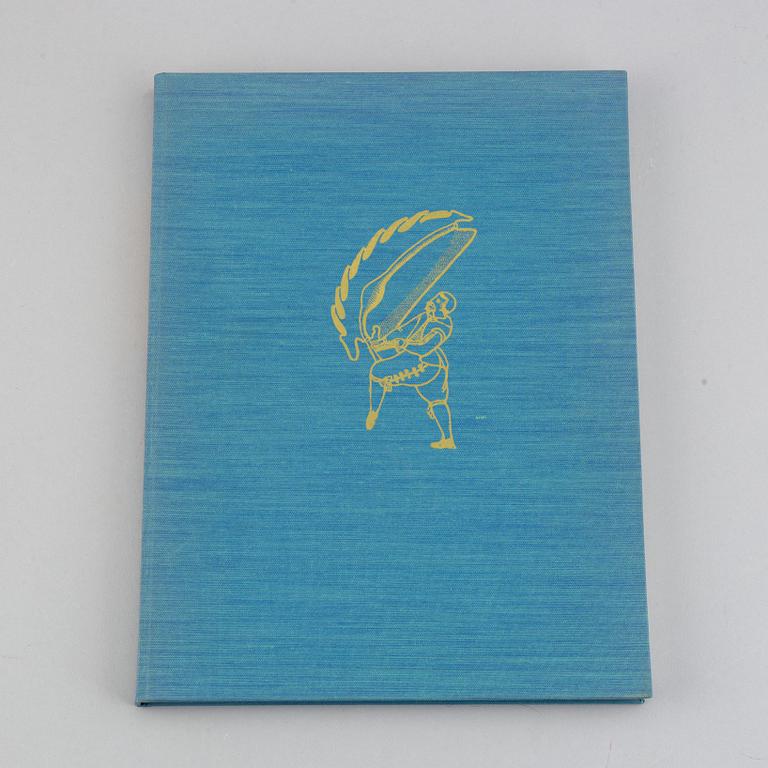 BOOK, with lithographs in colour by Max Ernst. 
"Lewis Carrol´s Wunderhorn". 1970.