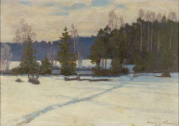 Werner von Hausen, Winter Landscape.