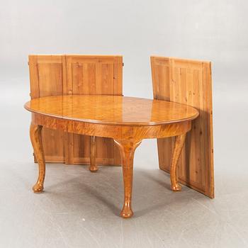 Möbelgrupp, 11 dlr Aktiebolaget Mobilia Malmö, rokokostil 1900-talets första hälft.