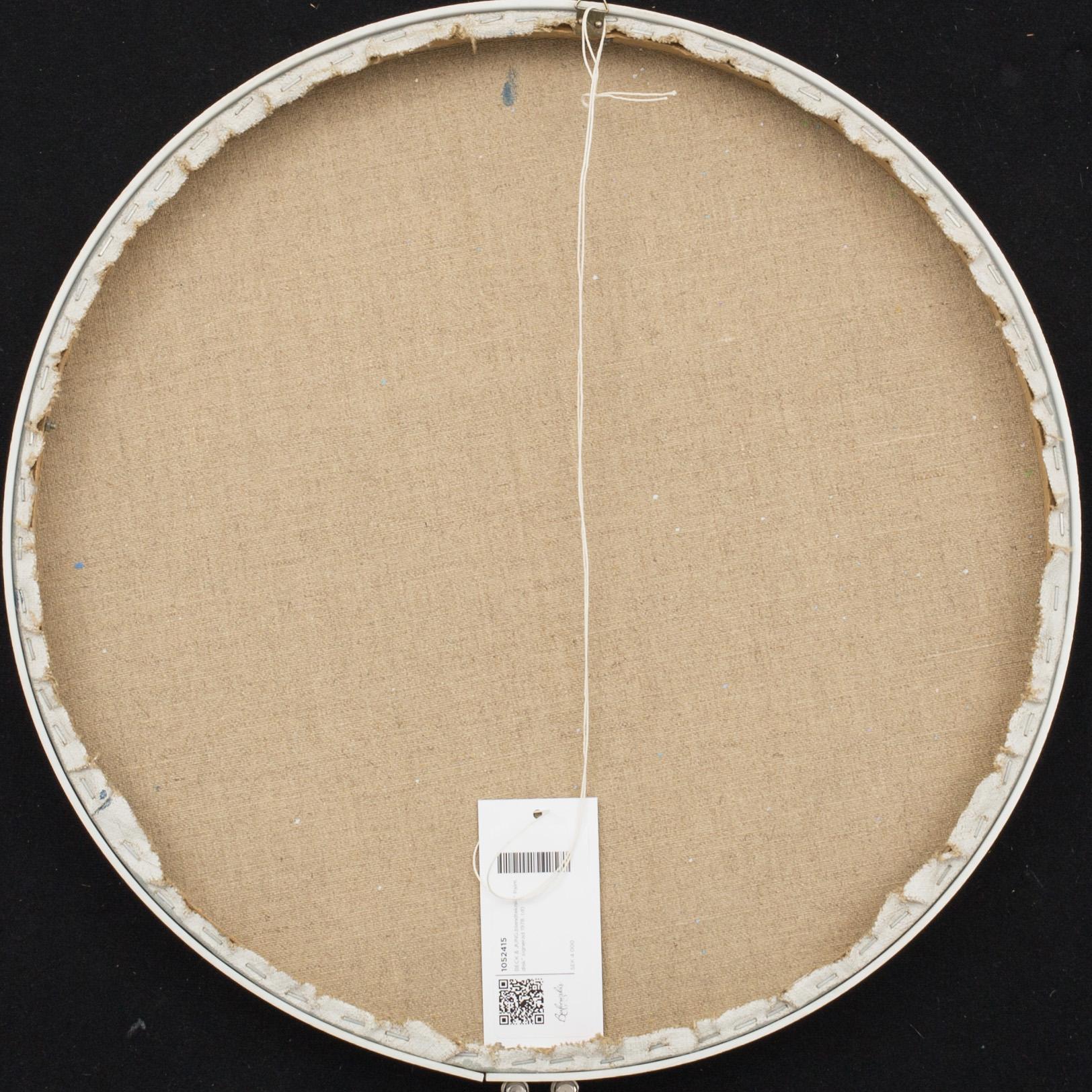 BECK & JUNG,blandteknik," Palm disk" signerad 1978.