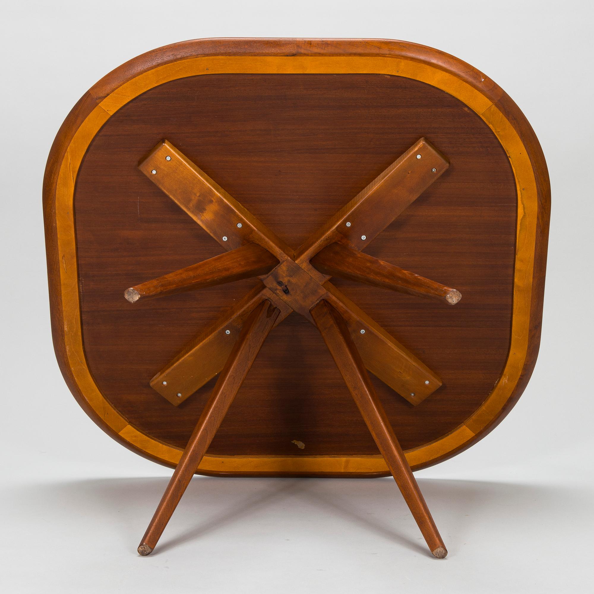 Olof Ottelin, soffbord, "Strada", Oy Stockmann Ab, Kervo Snickerifabrik, 1900-talets mitt.