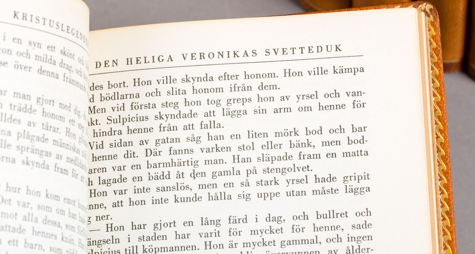 SELMA LAGERLÖFS Samlade Verk, 12 volymer, Bonniers 1950.
