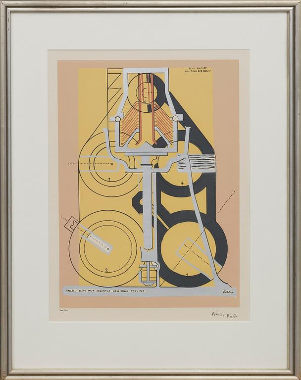 FRANCIS PICABIA, screenprint printed signature and numbered 205/300.