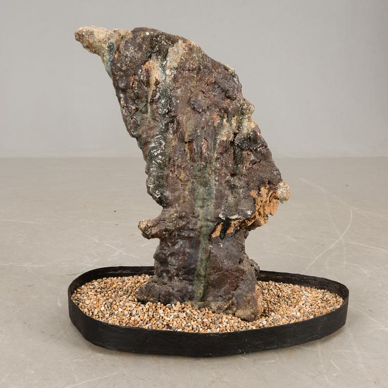 ANDERS BRUNO LILJEFORS, skulptur, sandgjuten keramik, 1960-tal.