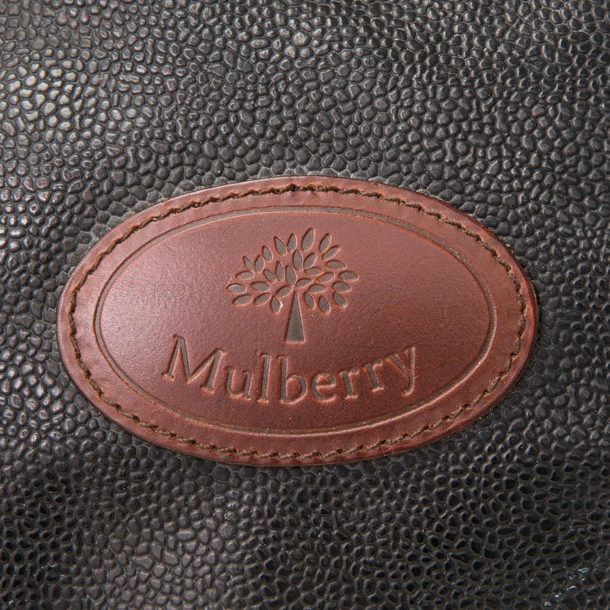MULBERRY Large Clipper Scotchgrain Travel Bag.