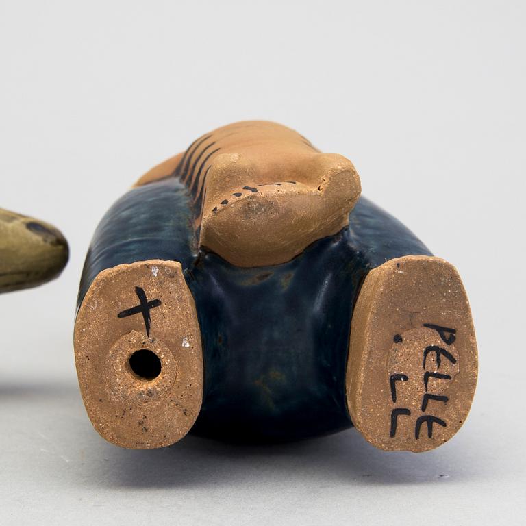 Two Lisa Larson stoneware figurines for Gustavsberg.