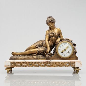 A mantle clock, France, circa 1900.