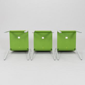 Maarten Van Severen, A set of three Vitra ".03" chairs.