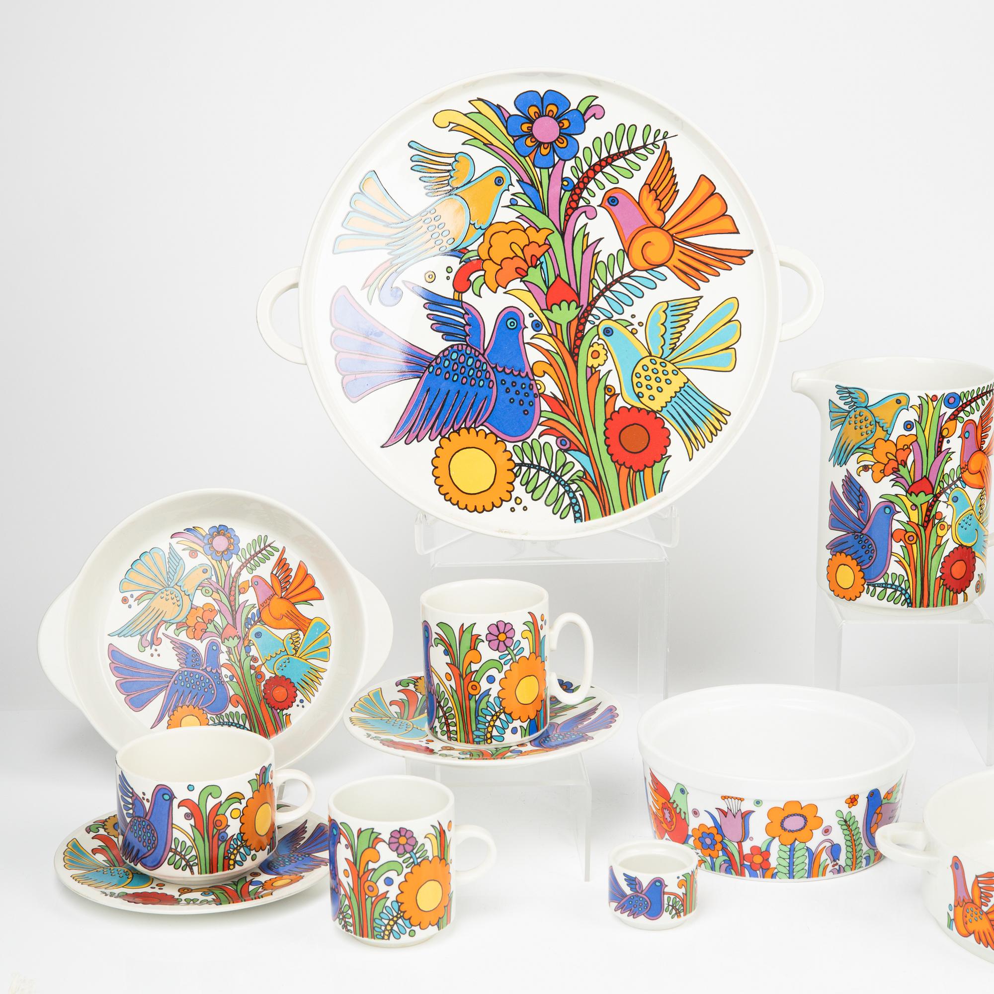 Servisdelar, 20 st, porslin, ”Acapulco”, Villeroy & Boch, Luxemburg.