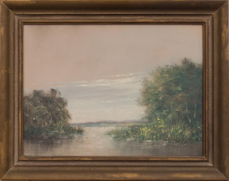 OKÄND KONSTNÄR, pastell, signerad Jeska.