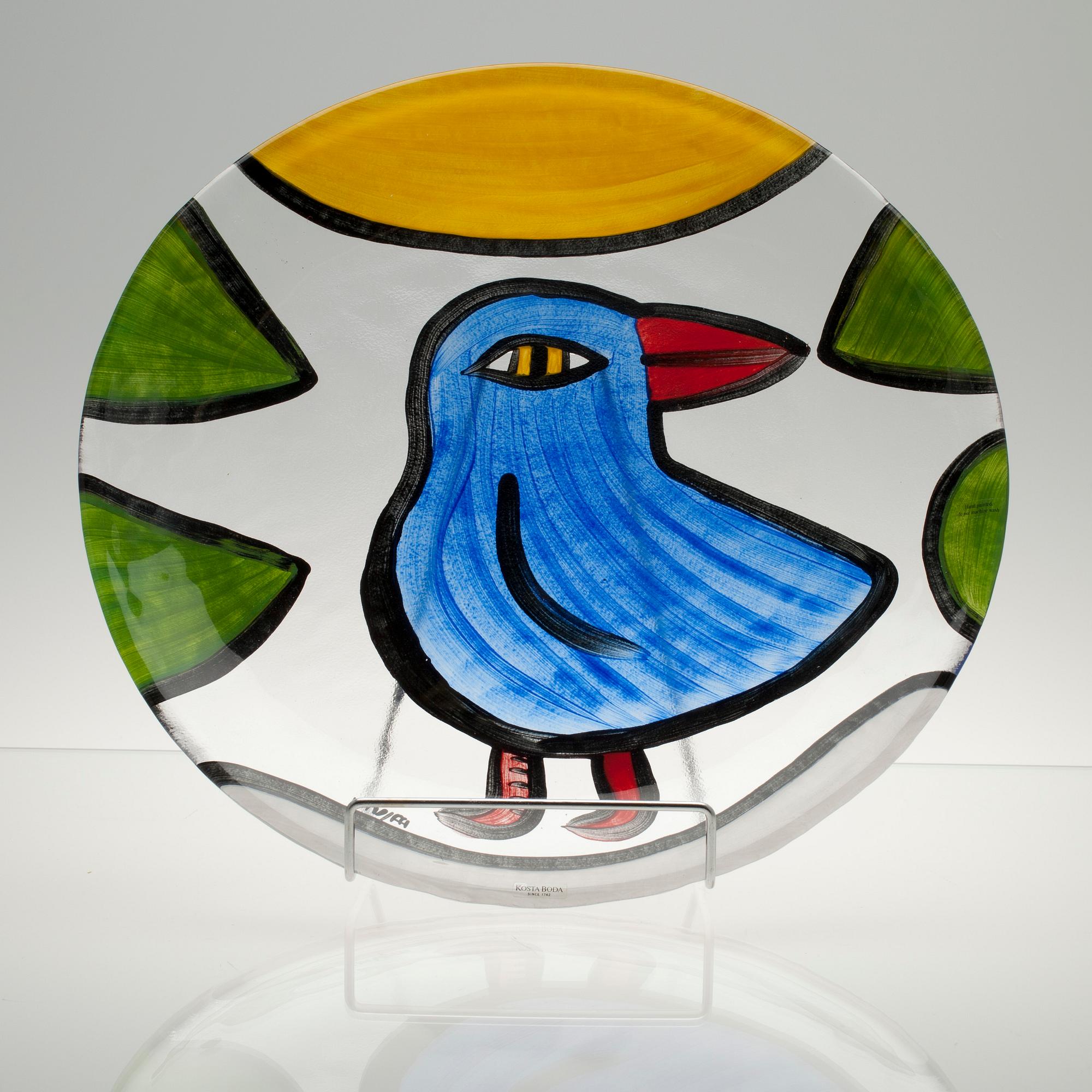 FAT, glas, Ulrica Hydman-Vallien, Kosta Boda. Signerad.