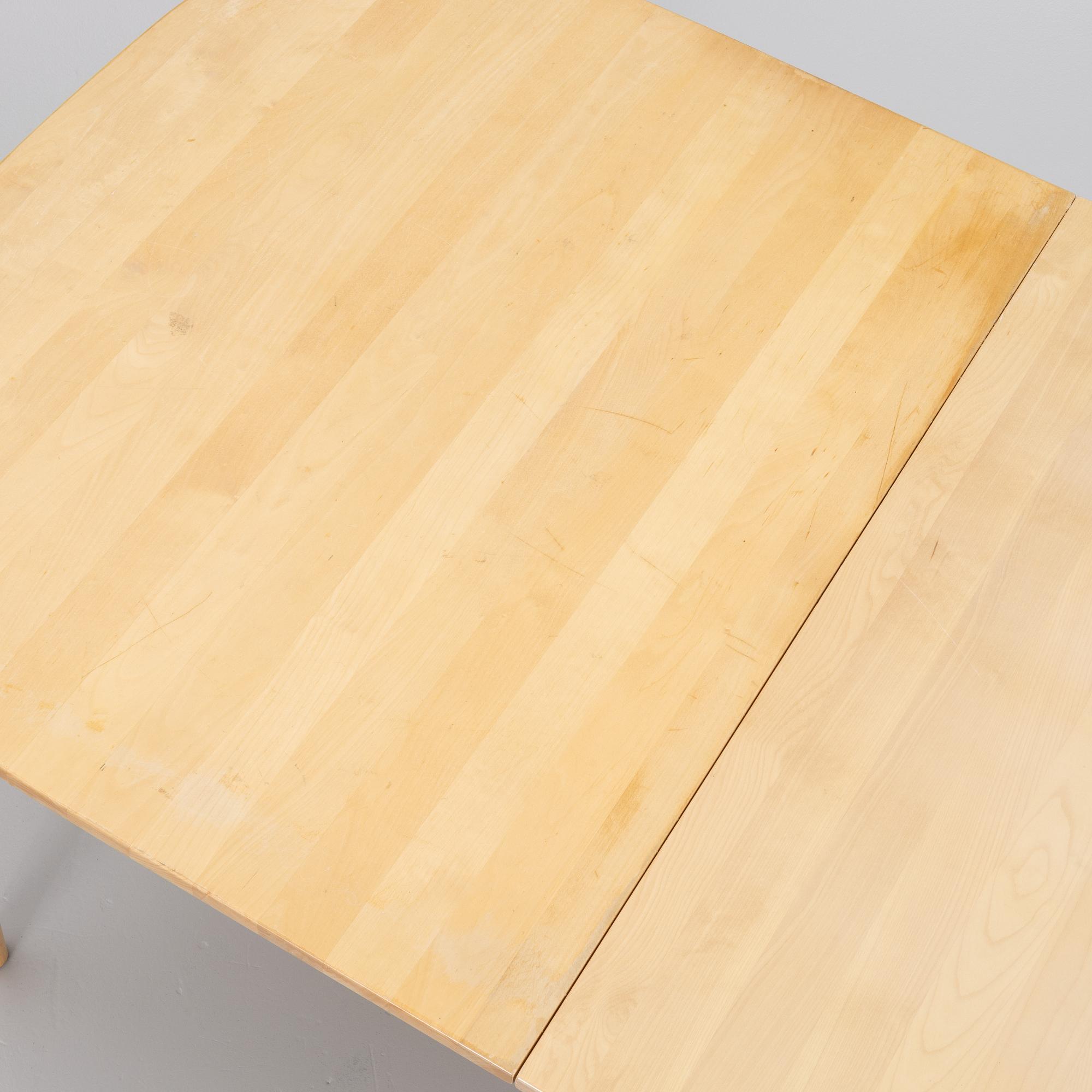 Carl Malmsten, matbord med 4 stol."Vardags", Stolab, 1999.