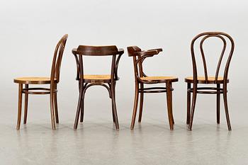 STOLAR 4 st samt KARMSTOLAR 2 st tidigt 1900-tal snarlika.