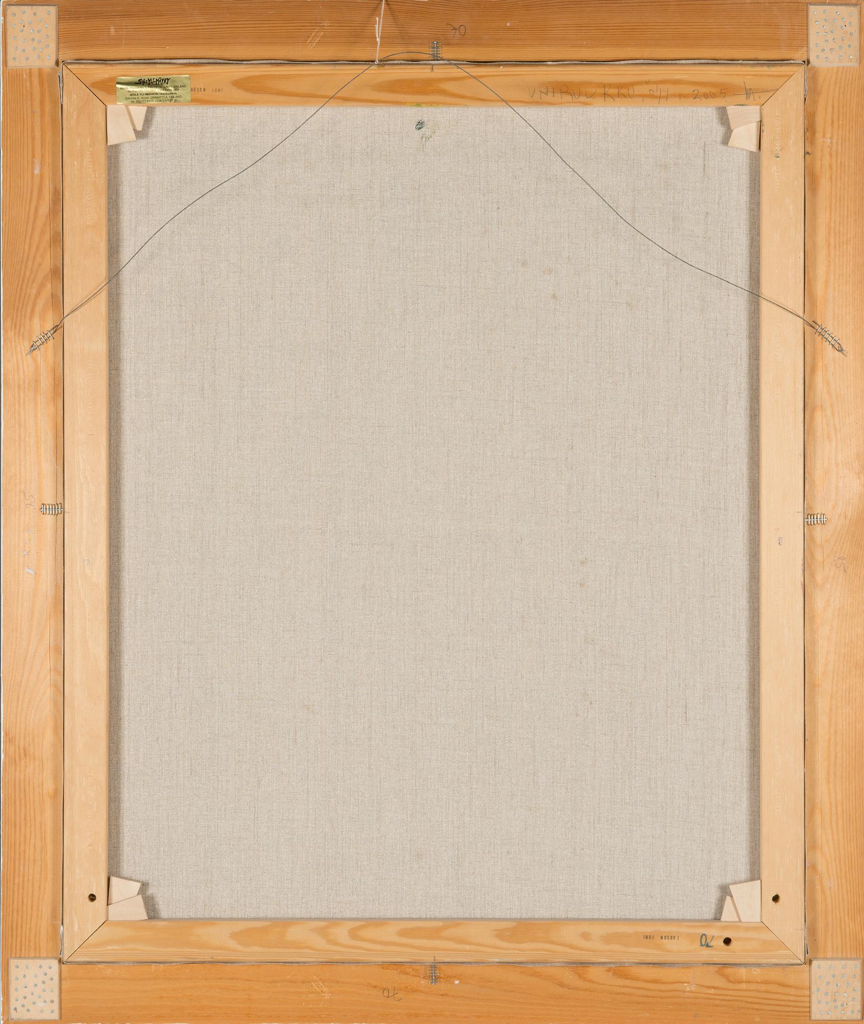 Soile Yli-Mäyry, olja på duk, signerad och daterad 2005.