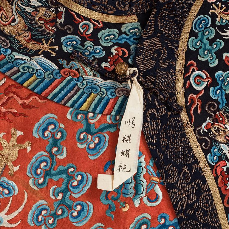 ROCK, broderat siden. Qingdynastin, 1800-tal.