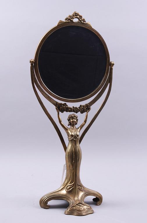 BORDSSPEGEL, metall, jugendstil, 1900/2000-tal.