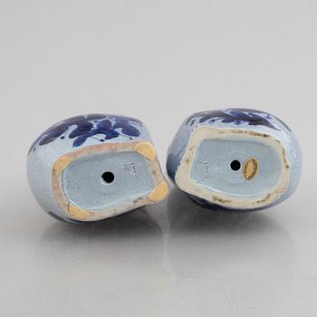 Lisa Larson, figuriner, 2 st, "Pudlar", Gustavsberg.