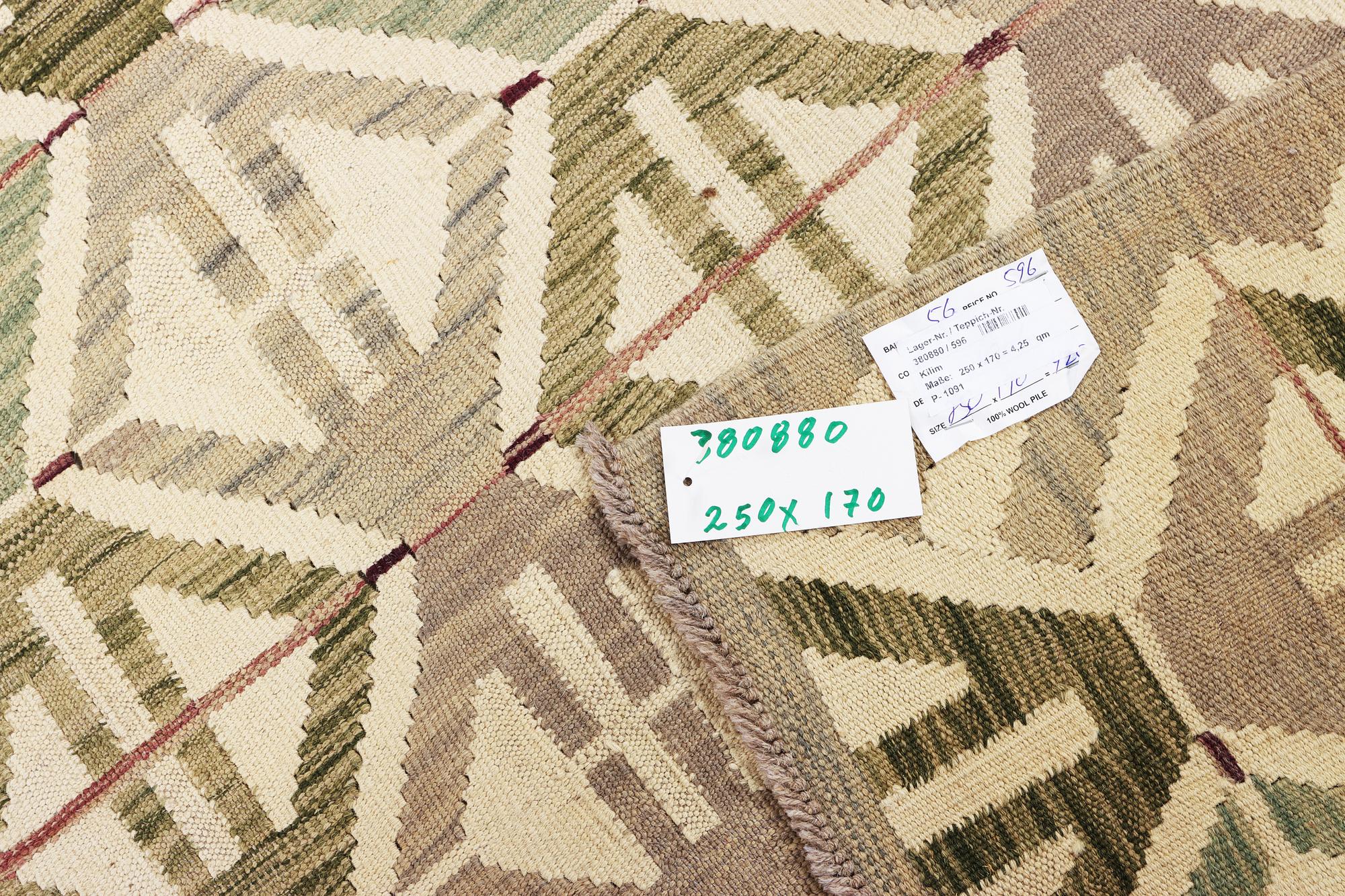 Matta, Afghansk Kelim, ca 250 x 170 cm.