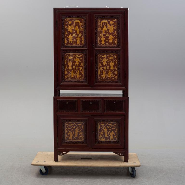 A 20th century Chinese cabinet.
