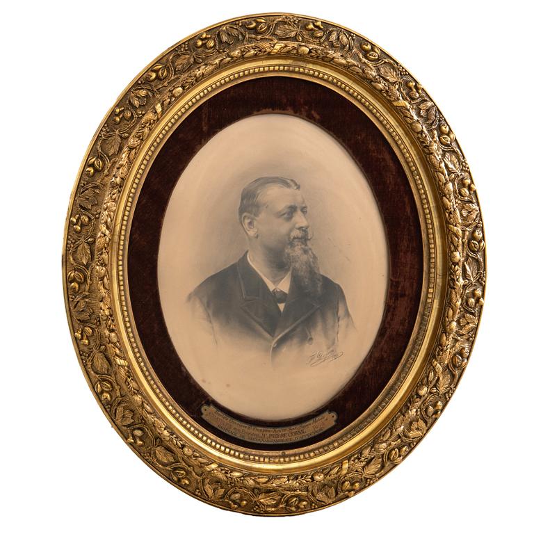 Unknown artist 19th century, photograph depicting Mr Pierre Cornil.