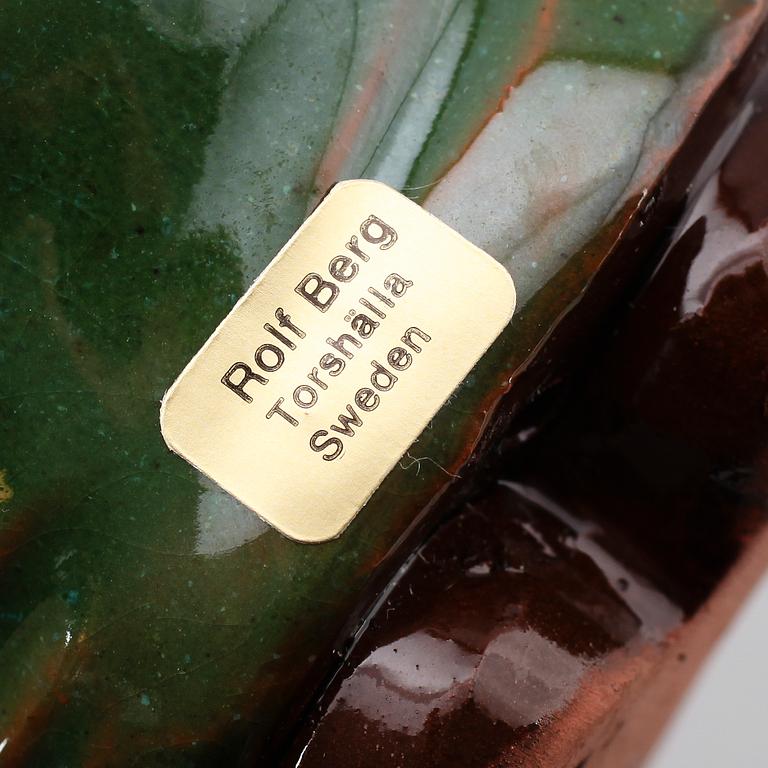 FIGURER, 5 st, porslin, bla Rolf Berg, 1900-talets andra hälft.
