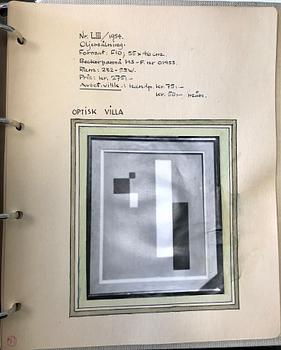 ARNE ÖDBERG, oil on panel, signed with monogram. Dated -54 verso.