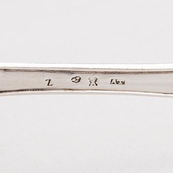 A late 18th-century parcel-gilt silver sprinkle spoon, maker's mark of Anders Törnqvist the elder, 1782.