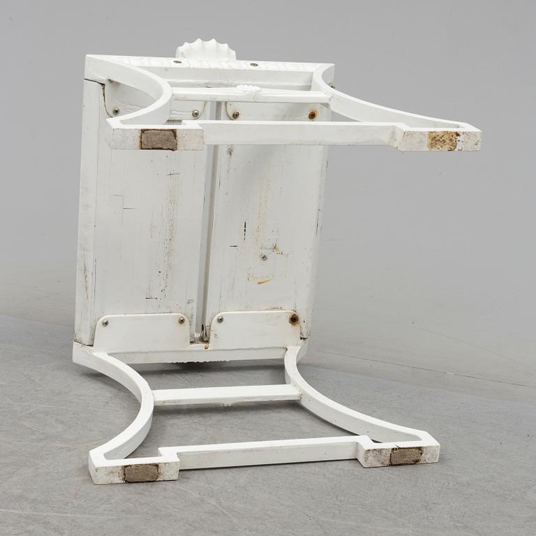 BÄNK /TABURETT, "Sneckan", Folke Bensow, Byarums Bruk, sent 1900-tal.