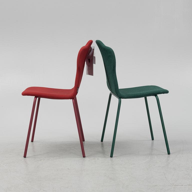 Claesson Koivisto Rune, two 'Jacket' prototype chairs, Offecct.