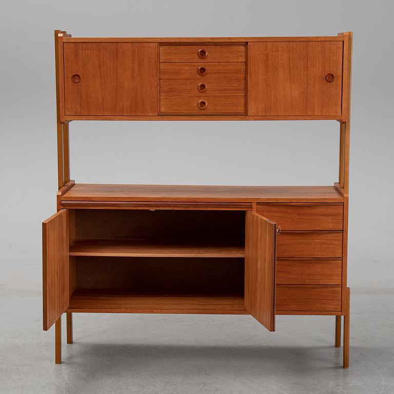 BOKHYLLA, teak, ca 1950-60-tal.