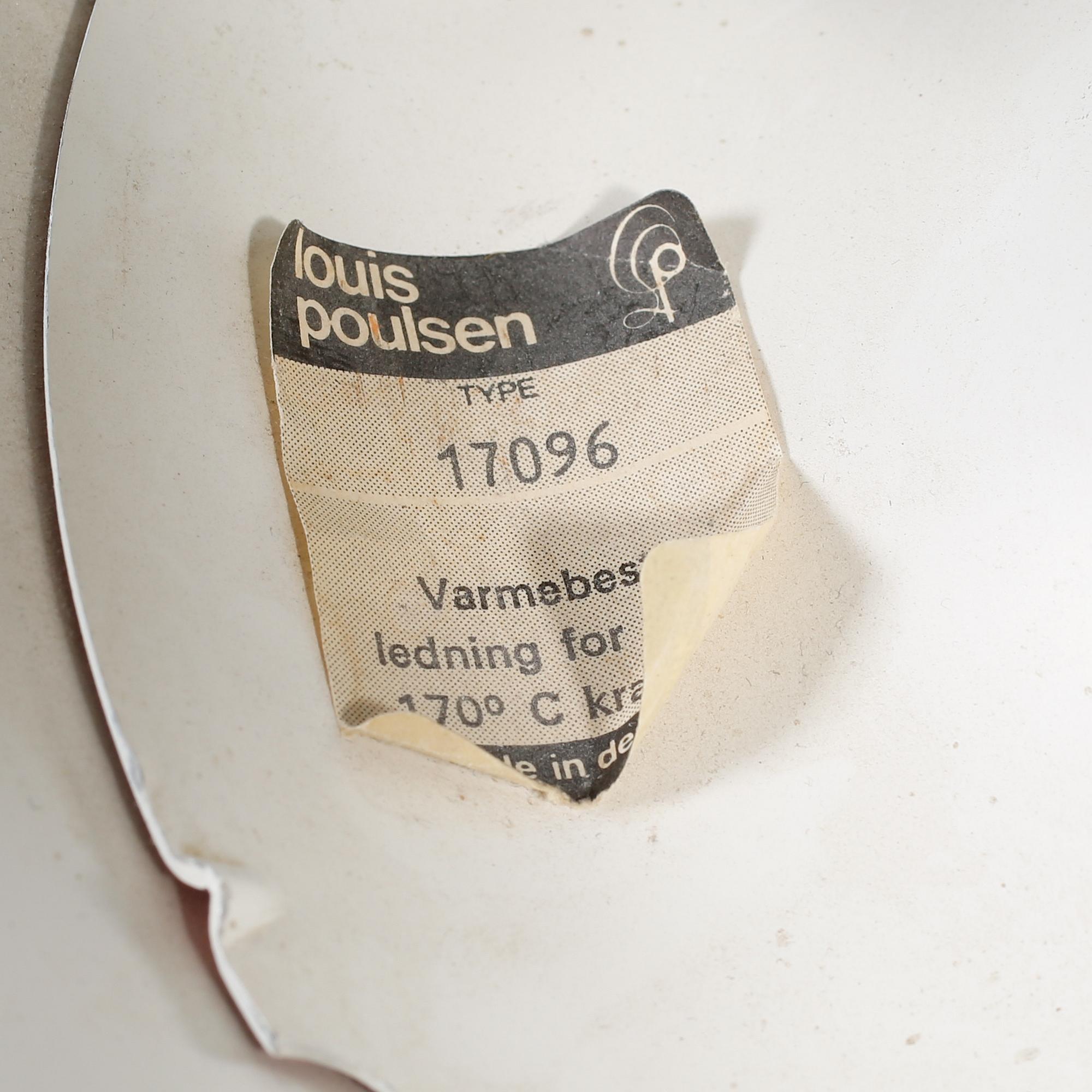 TAKLAMPA, "PH-5", Poul Henningsen, Louis Poulsen, 1900-talets fjärde kvartal, höjd 25 cm.