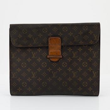 Louis Vuitton, a 1970's monogram canvas briefcase.