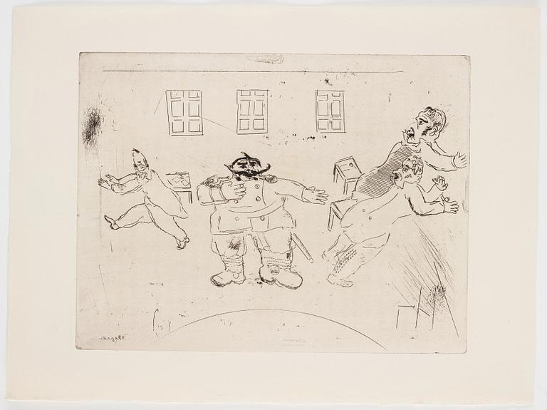 MARC CHAGALL, 71 st etsningar ur upplagan om 285 exemplar på Arches/MBM/J. Perrigot-papper, 1923-1948.