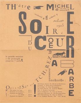 Ilia Zdanevitch,  “Soirée du Cœur à Barbe”.